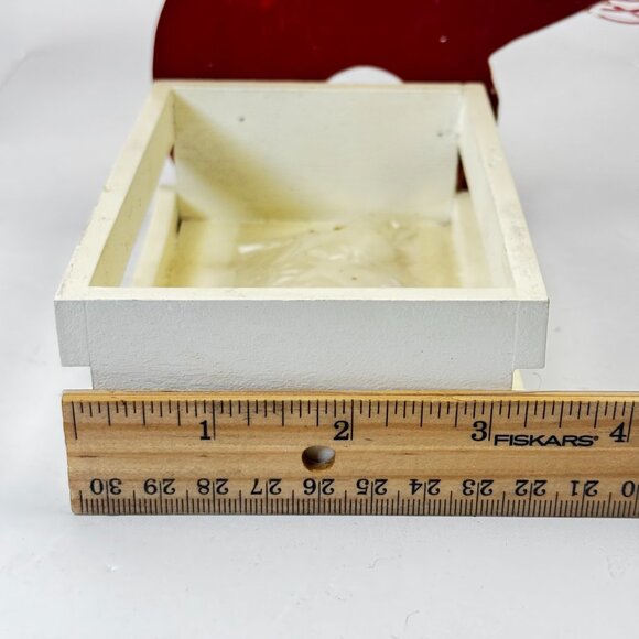 Napkin Holders Wooden Shrimps Carved Rings Set 4 Matching Box Kitchen Decor Seaf - Picture 7 of 12